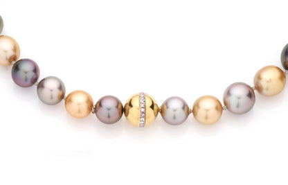 COLLANA PERLE TAHITIAN - 56cm