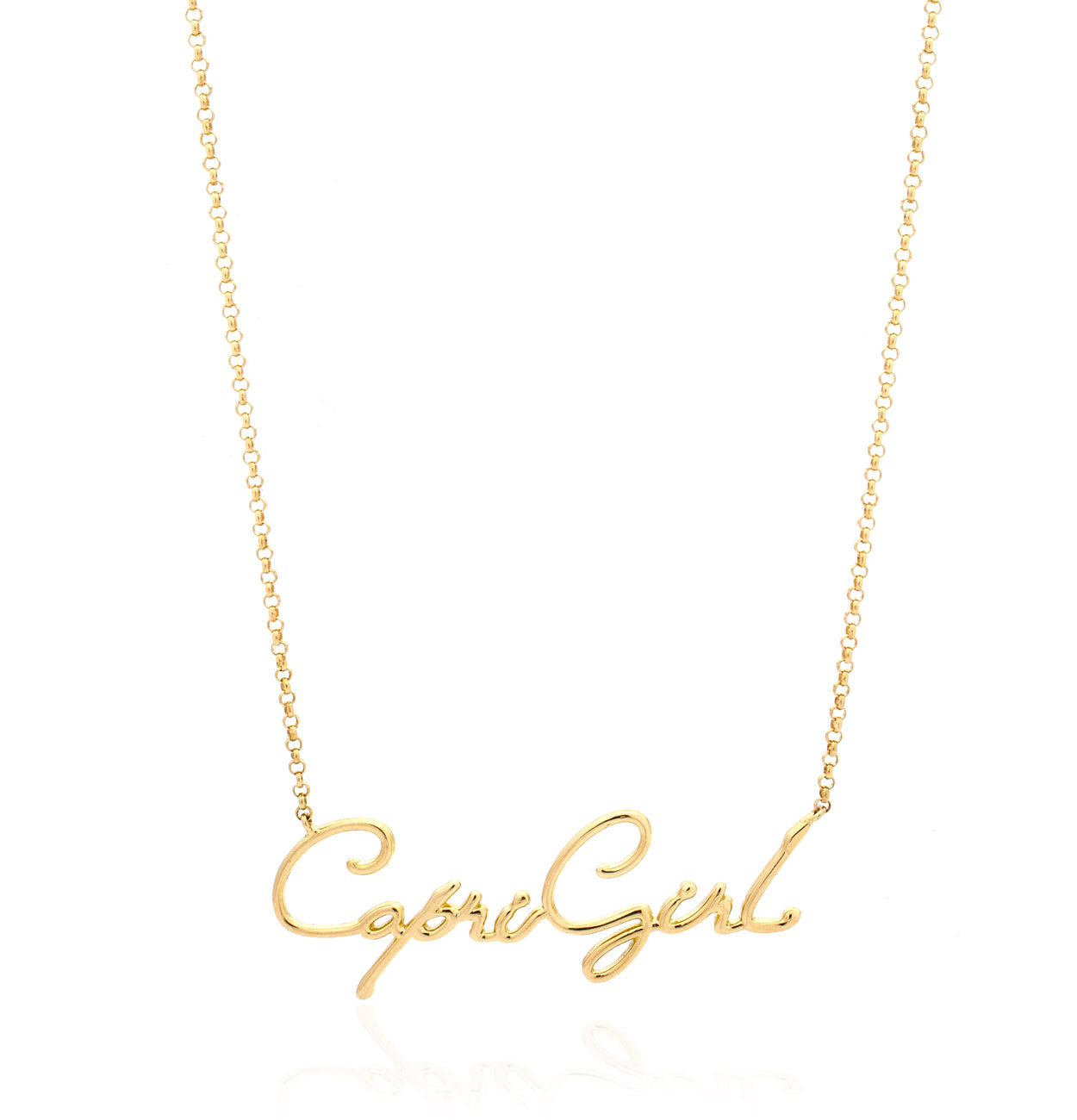 "CAPRI GIRL" - 18KT YELLOW GOLD