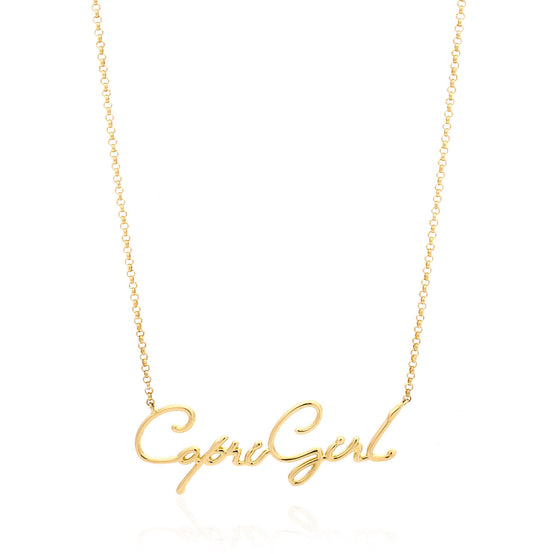 "CAPRI GIRL" - 18KT YELLOW GOLD