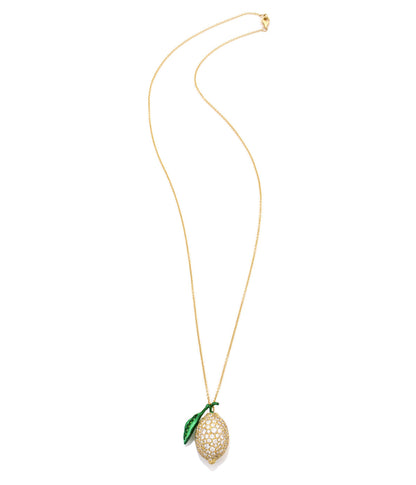 "LOVE LEMONS" - ORO 18KT - DIAMANTI BIANCHI - COLLANA - GRANDE