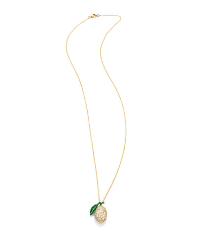 "LOVE LEMONS" - ORO 18KT - DIAMANTI BIANCHI - COLLANA - PICCOLO