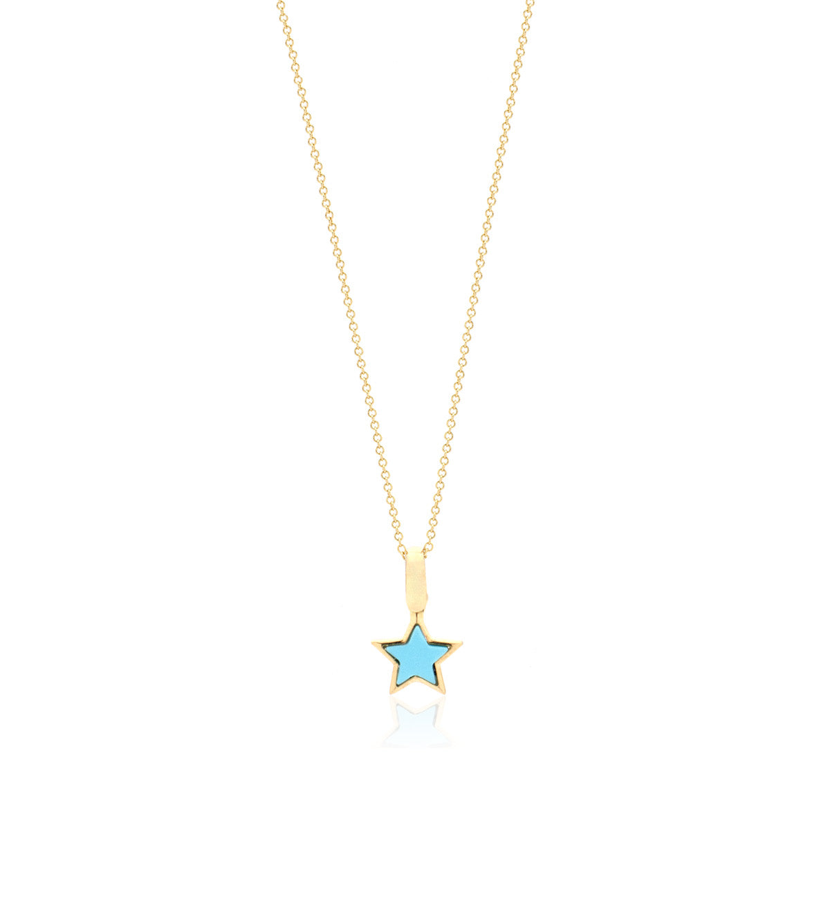 "STELLINA" - 18KT YELLOW GOLD/ TURQUOISE - SMALL