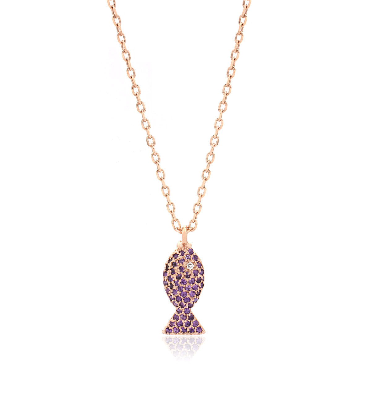 "PESCIOLINI" - STERLING SILVER AND AMETHYST
