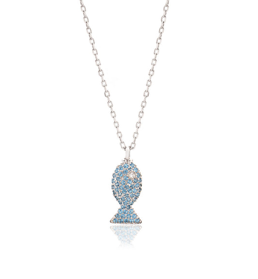 "PESCIOLINI" - STERLING SILVER AND TOPAZ