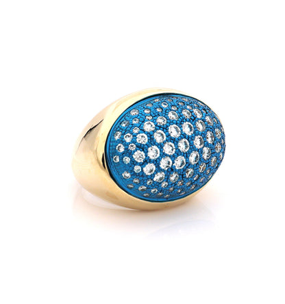 PAVE' DIAMONDS - 18KT GOLD - RING