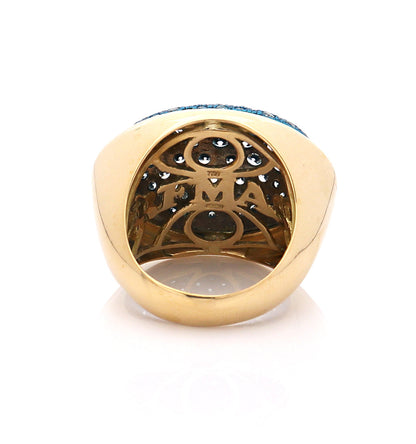 PAVE' DIAMONDS - 18KT GOLD - RING