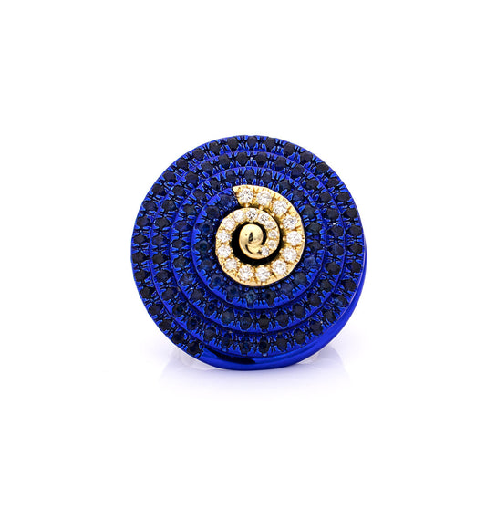 "UN TUFFO NEL BLUE" - 18KT GOLD
