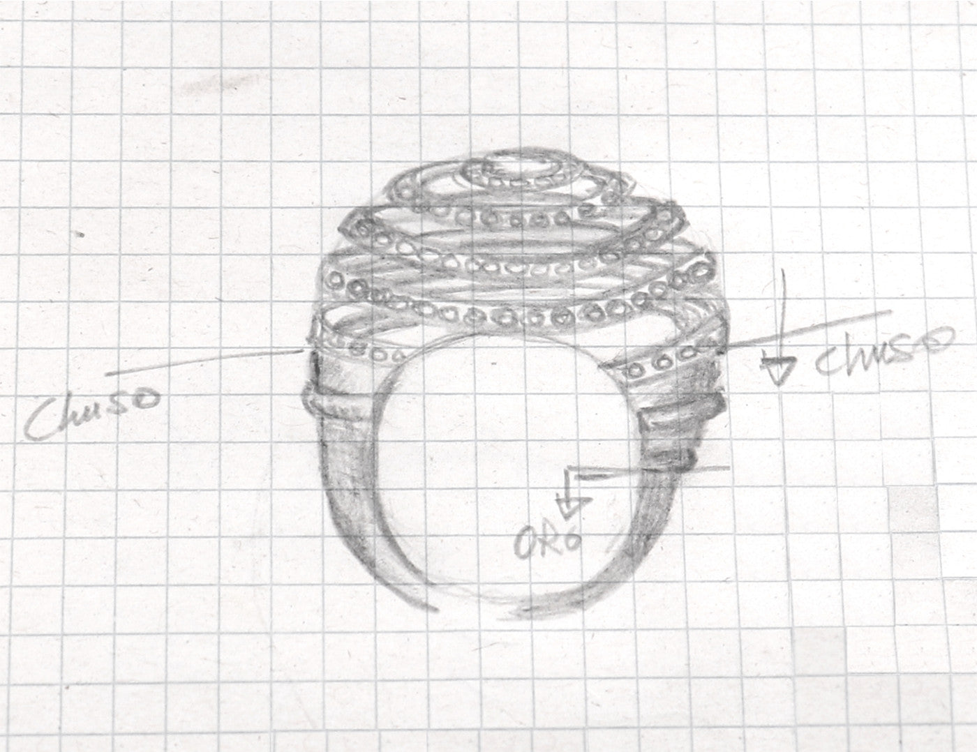 "UN TUFFO NEL BLUE" - 18KT GOLD