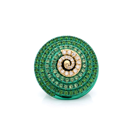 "UN TUFFO NEL VERDE" - 18KT GOLD