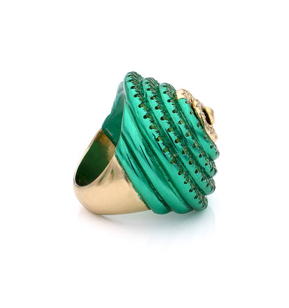 "UN TUFFO NEL VERDE" - ORO 18KT