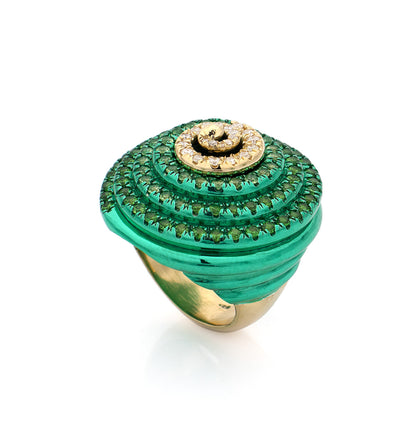 "UN TUFFO NEL VERDE" - ORO 18KT