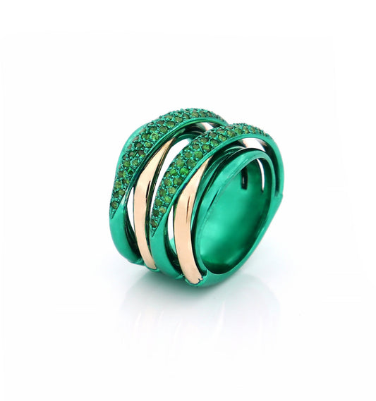 "LIZZY" - ORO 18KT - TSAVORITI