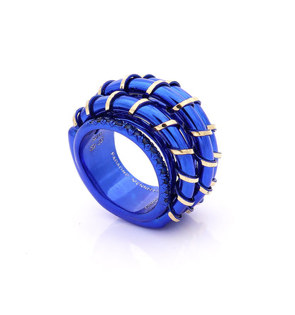 "APERITIVO" - ORO 18KT - ZAFFIRI BLU