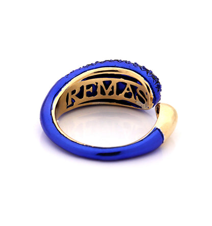 DROPS COLLECTION - 18KT GOLD - COBALT BLUE
