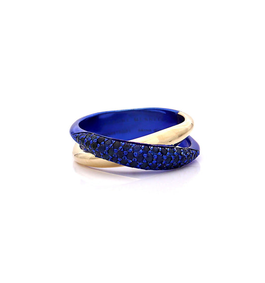 "MARGAUX" - 18KT GOLD - BLUE SAPPHIRES