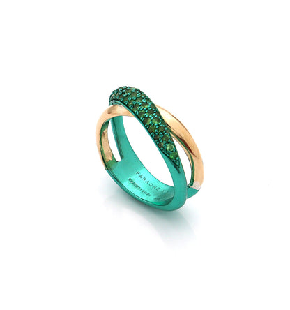 "MARGAUX" - ORO 18KT - TSAVORITI