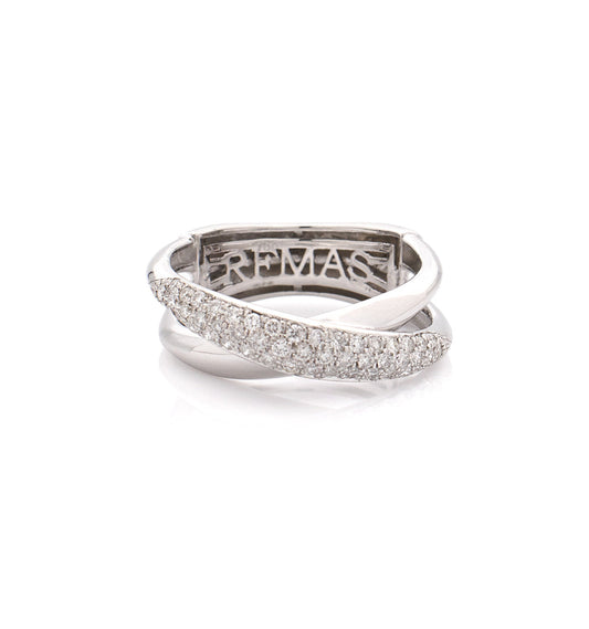 "MARGAUX" - 18KT WHITE GOLD - WHITE DIAMONDS