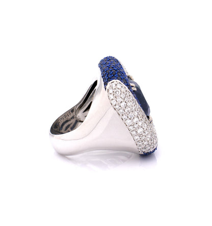 "PSYOP IN BLUE" ORO BIANCO 18KT