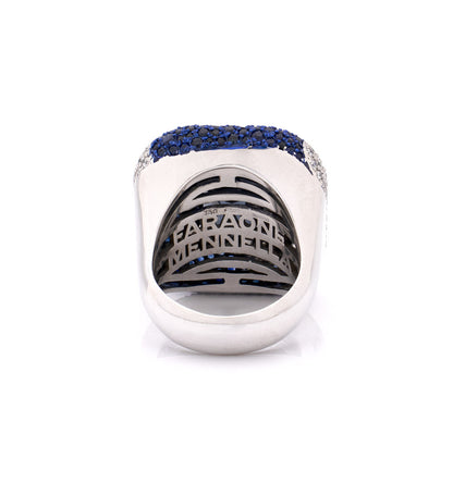 "PSYOP IN BLUE" ORO BIANCO 18KT