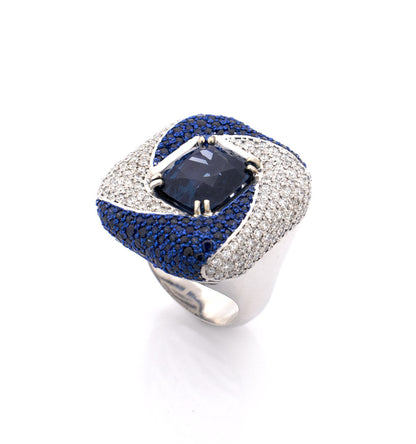 "PSYOP IN BLUE" ORO BIANCO 18KT