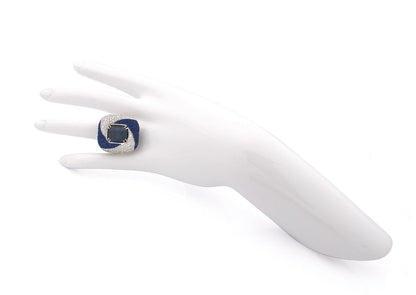 "PSYOP IN BLUE" ORO BIANCO 18KT