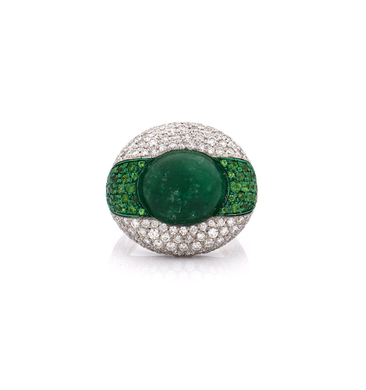 "JAW BREAKER" 18KT WHITE GOLD