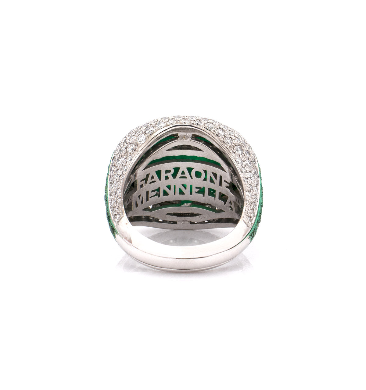 "JAW BREAKER" 18KT WHITE GOLD