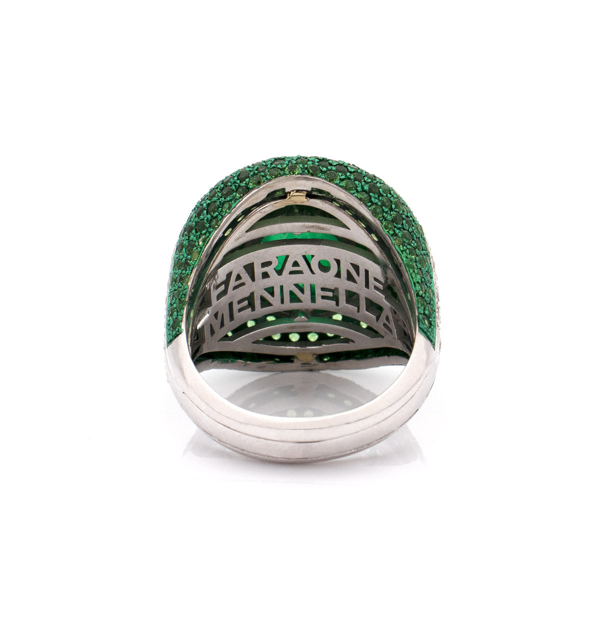"JAW BREAKER" 18KT WHITE GOLD