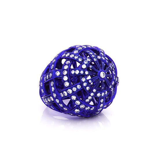"BLUE CAGE" - 18KT GOLD
