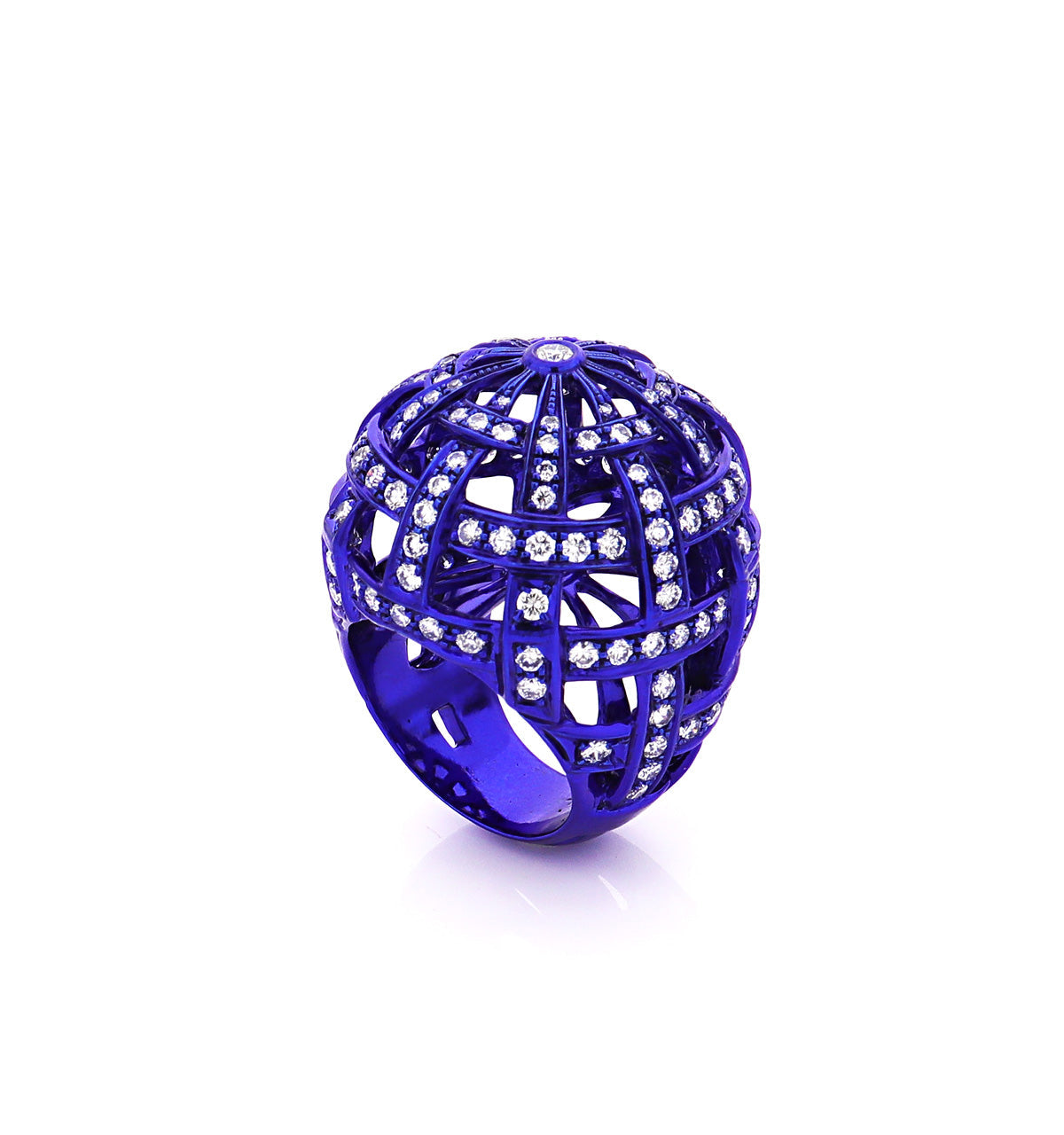 "BLUE CAGE" - 18KT GOLD