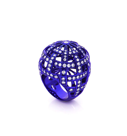 "BLUE CAGE" - ORO 18KT
